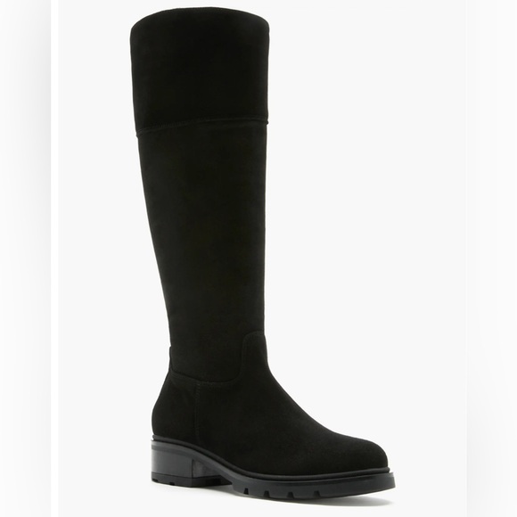 La Canadienne Karlie City Dry™ Knee High Boot (Women) Black Waterproof Suede - Picture 1 of 10